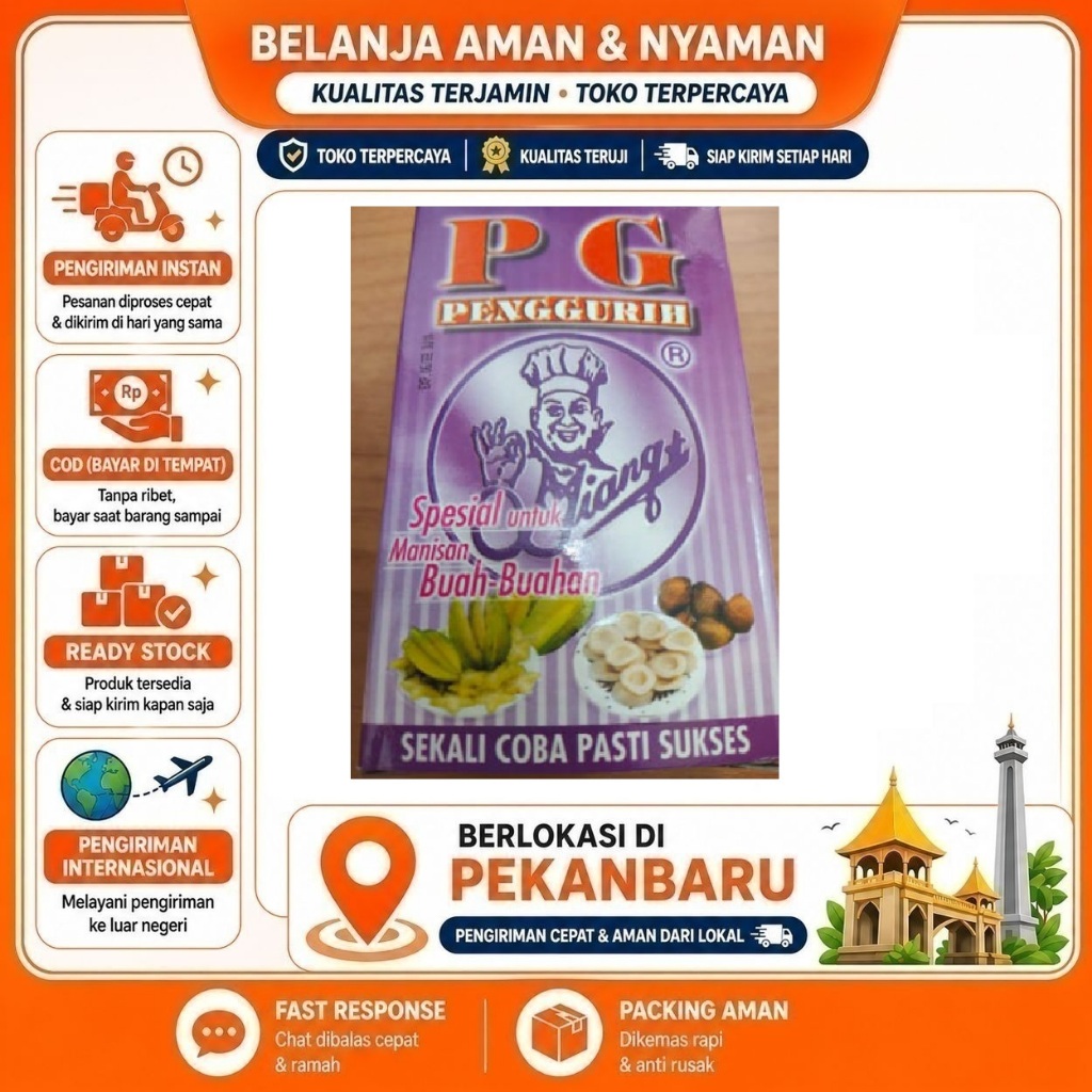 [SDW] pekanbaru/60 Gram PG Penggurih Spesial Untuk Manisan Buah-buahan Bahan Campuran Rasa Manis
