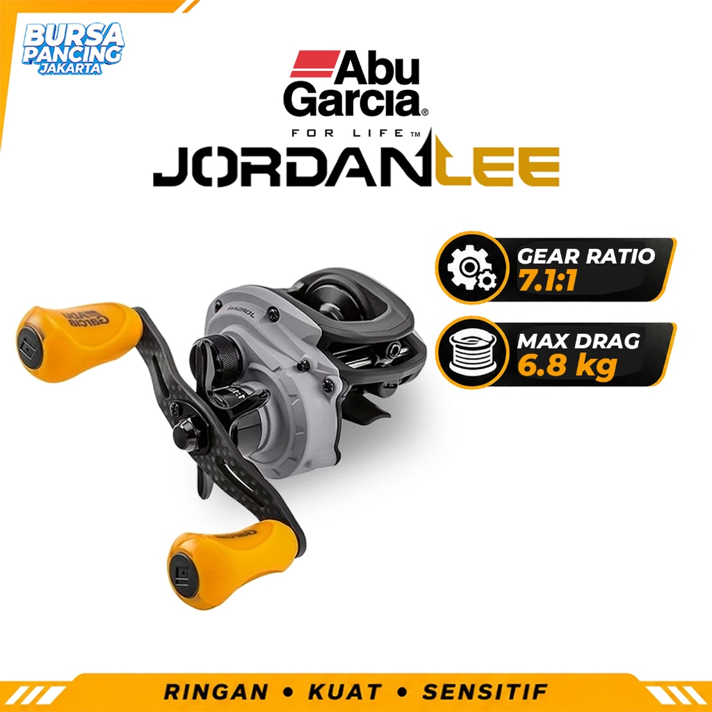 ABU GARCIA Reel Baitcasting JORDAN LEE HS-L 11Bb High Speed Handle Kiri Saltwater