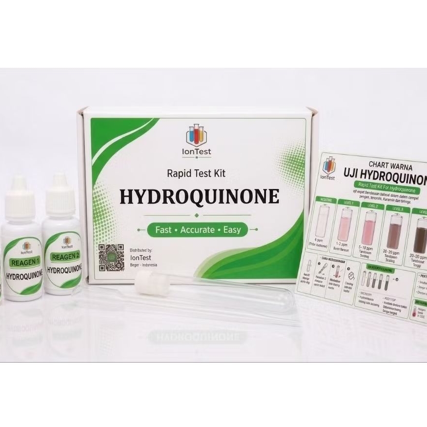 Test Kit Hydroquinone / Hydroquinon / Hidrokuinon