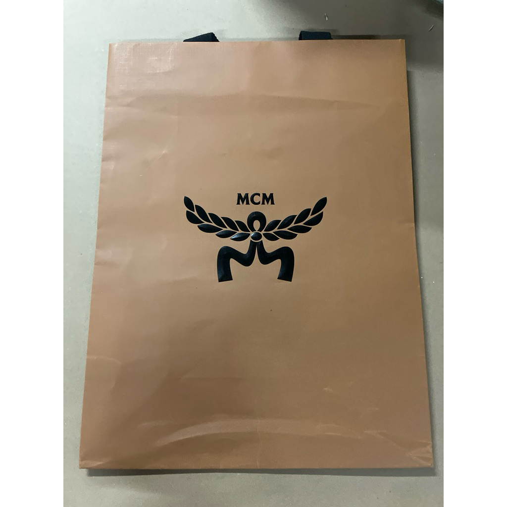 paperbag mcm original / paperbag mcm / paperbag branded mcm