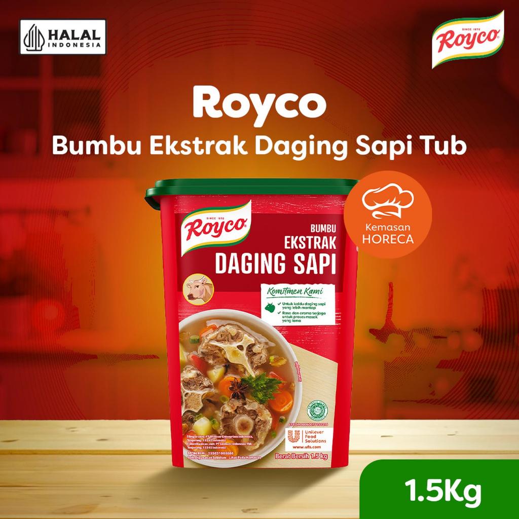PROMO Royco Bumbu Ekstrak Daging Sapi Kemasan Profesional 1.5 Kg (Toples)