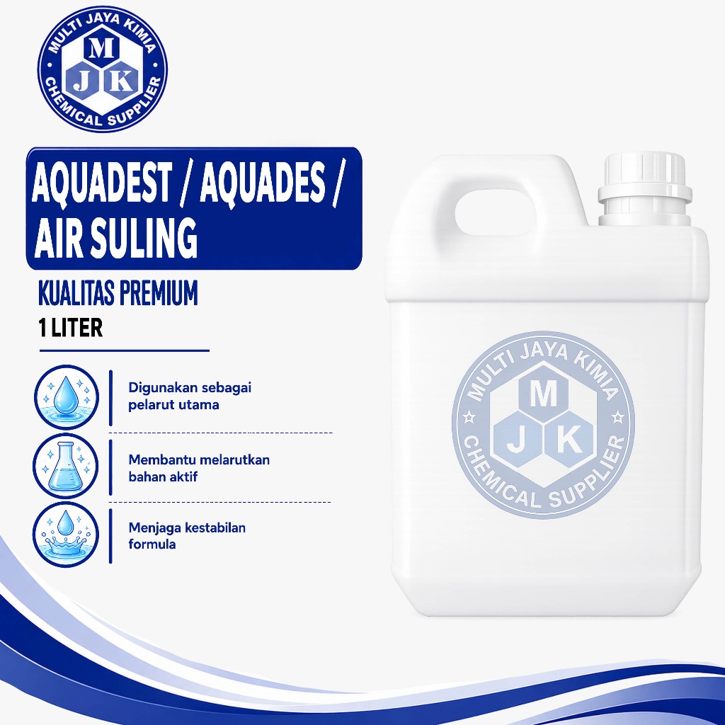 Aquadest / Aquades / Air Suling 1Liter /
