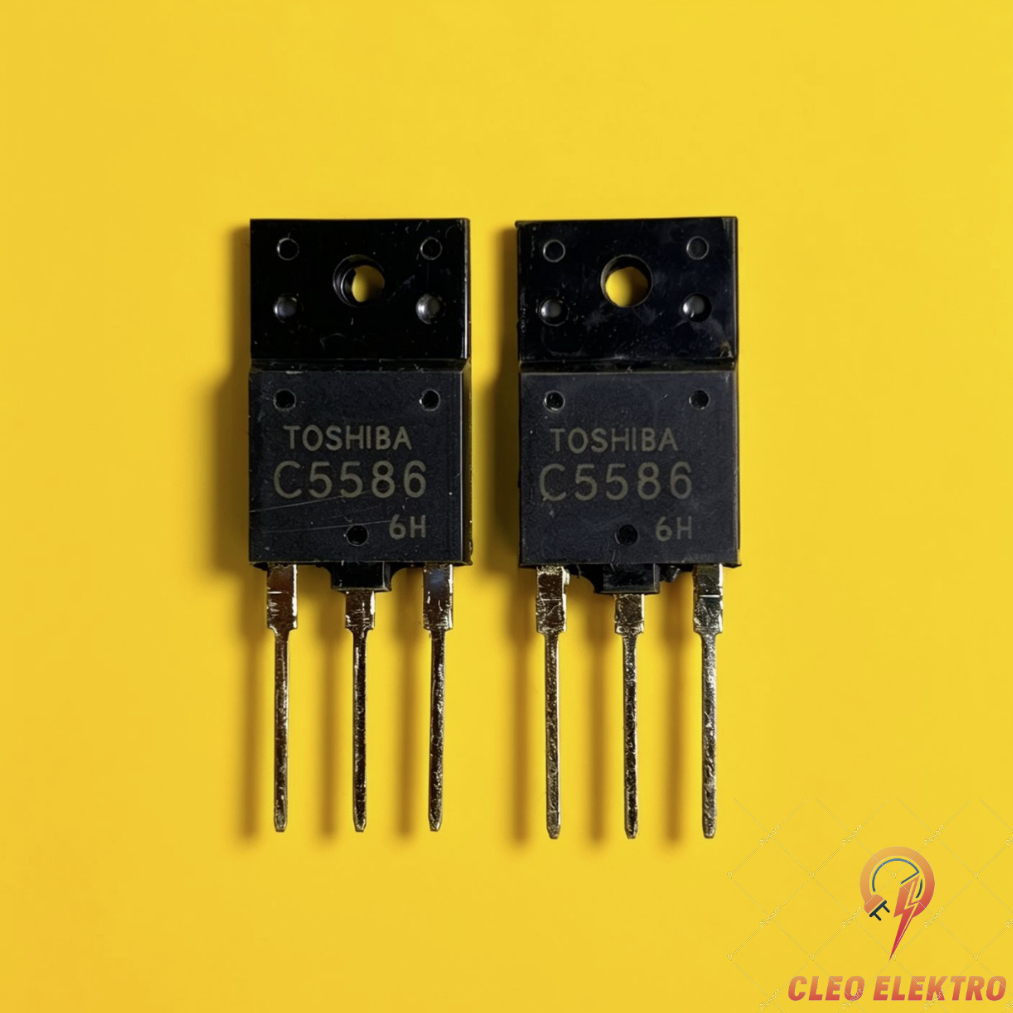 TR TRANSISTOR C 5586 C5586 ASLI ORIGNAL TOSHIBA SC 5586 KUALITAS BAGUS