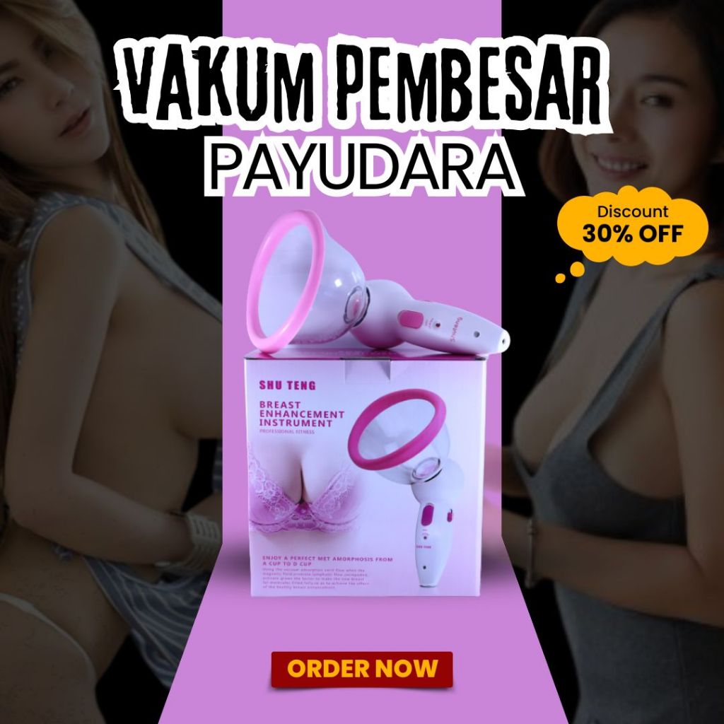 Pompa Payudara Elektrik - Pengencang Payudara Alami, Memperbesar & Membentuk Payudara