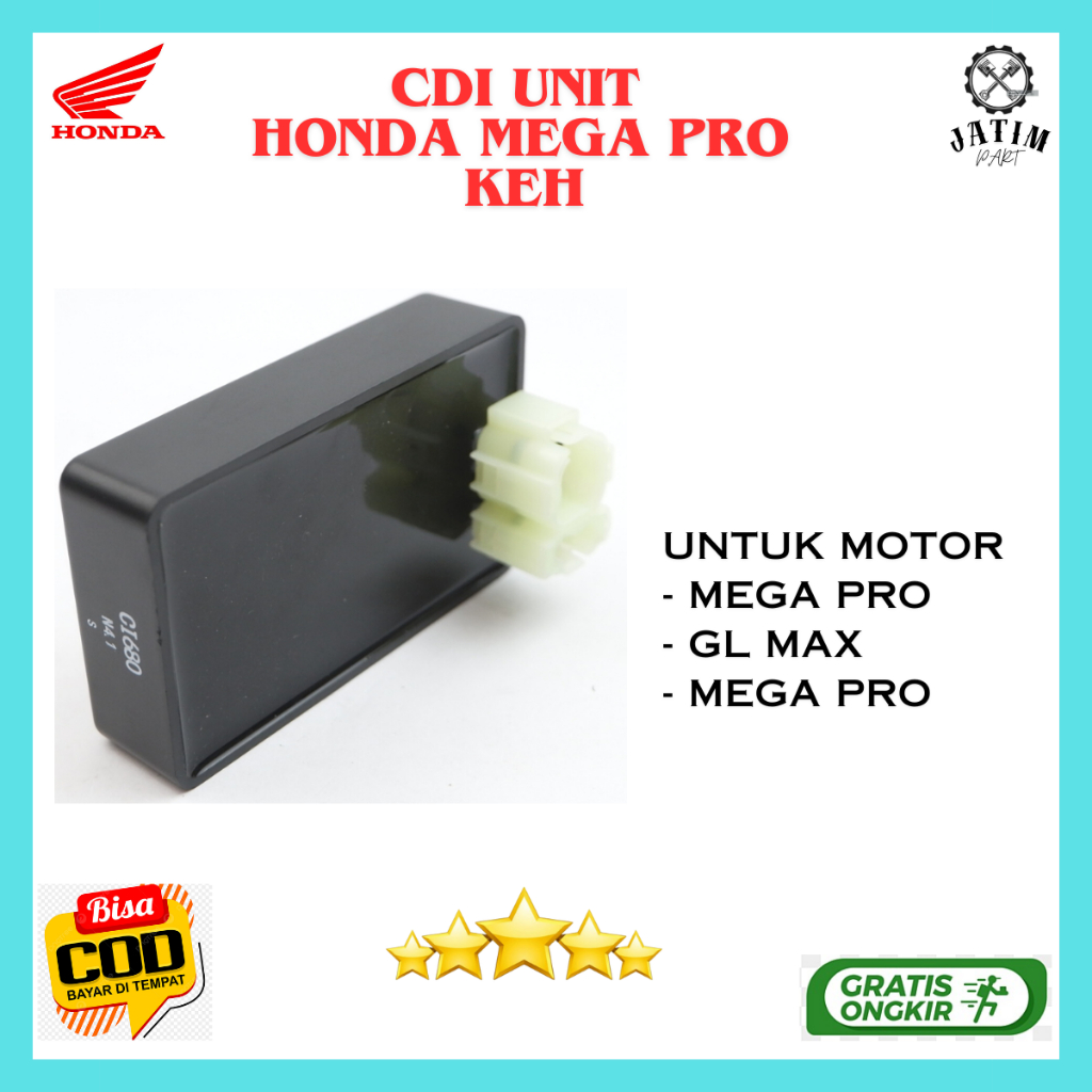 Cdi Mega Pro Ori / Cdi Unit Honda Gl Pro Asli Bawaan Motor - 3410-KEH-900