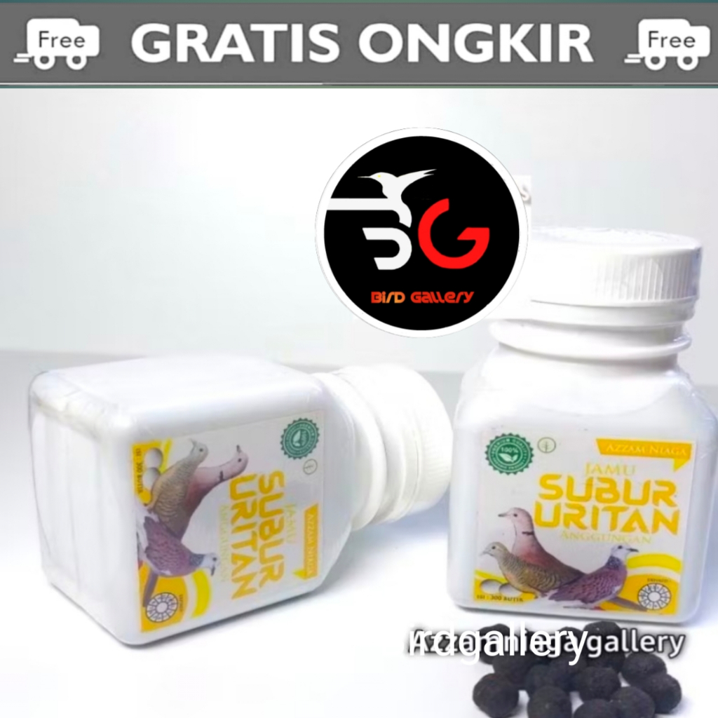 JAMU SUBUR URITAN TEKUKUR PUTER 300 BUTIR