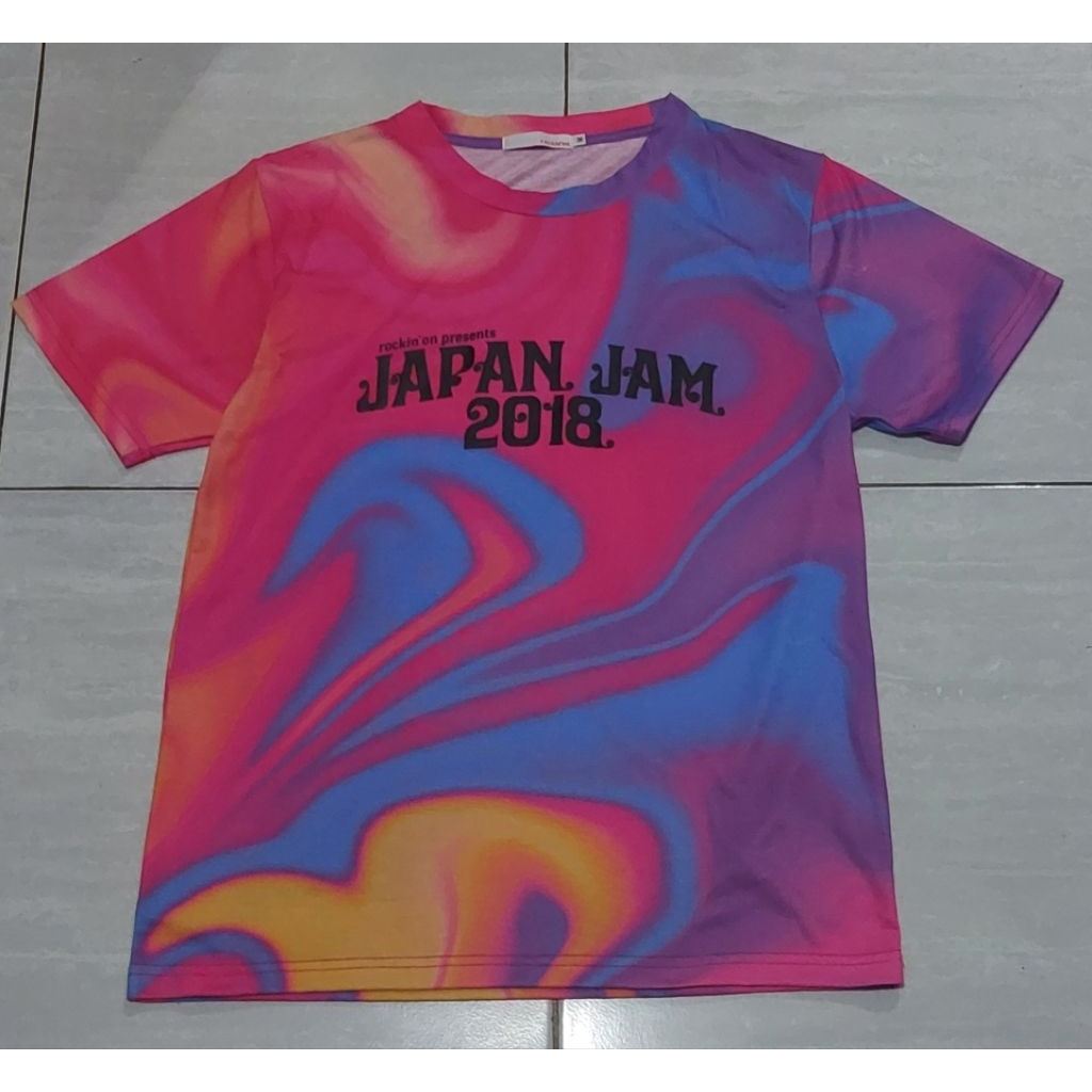 ROCKI'N ON PRESENTS JAPAN JAM 2018 T-SHIRT ROCKIN ON JAPAN JAM 2018 KAOS BAND KAOS MUSIK BAJU BAND K