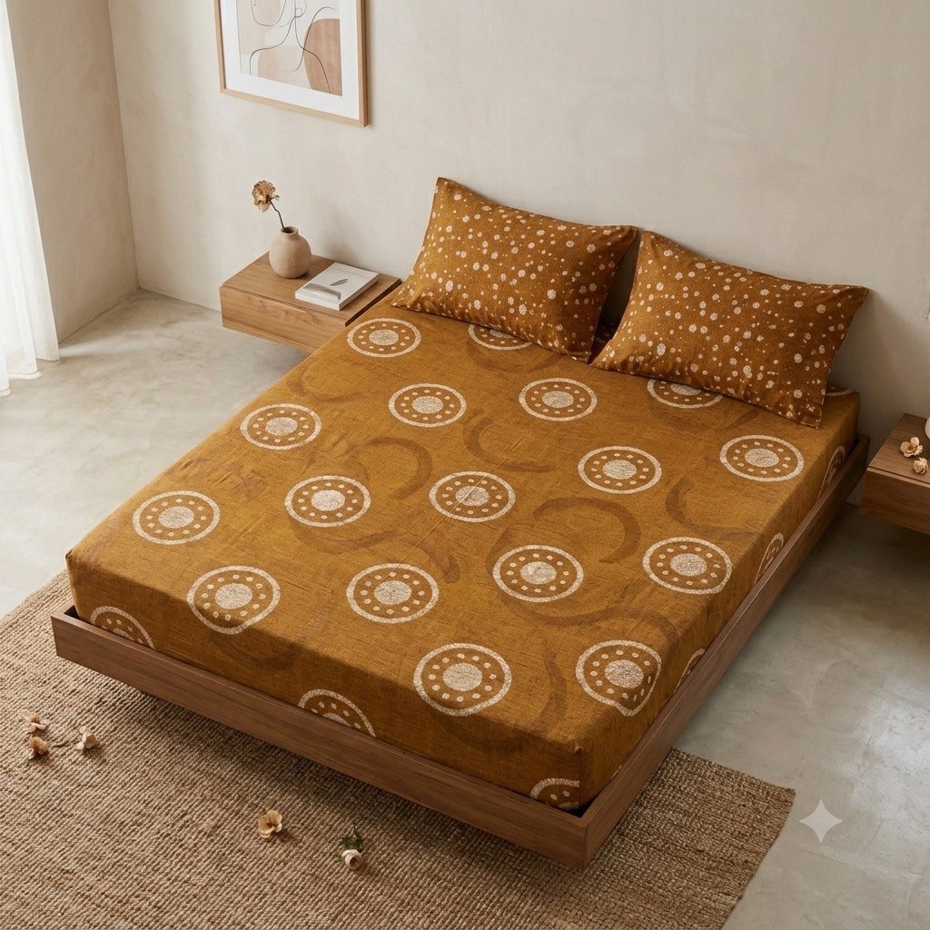 SEPREI KINGSIZE JUMBO BATIK CAP KATUN HALUS SANFORIZED ADEM by PUTRI DIANA