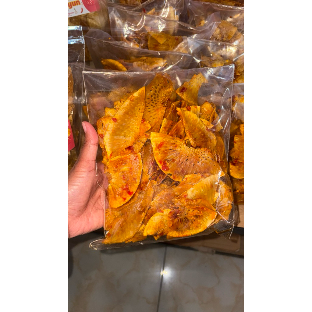 KERIPIK SUKUN 250grm PEDAS MANIS