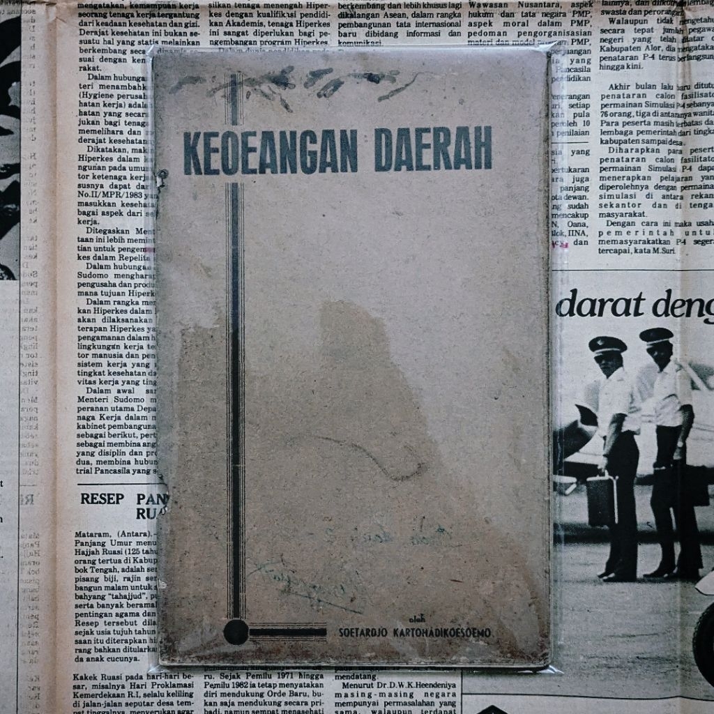 Keoeangan Daerah - Soetardjo Kartohadikoesoemo