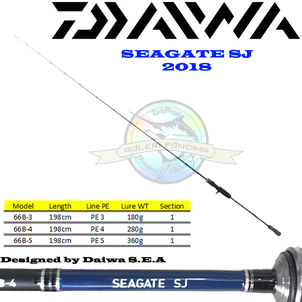 Joran OH Daiwa Seagate SJ 662 198cm PE 3 PE 4 PE 5