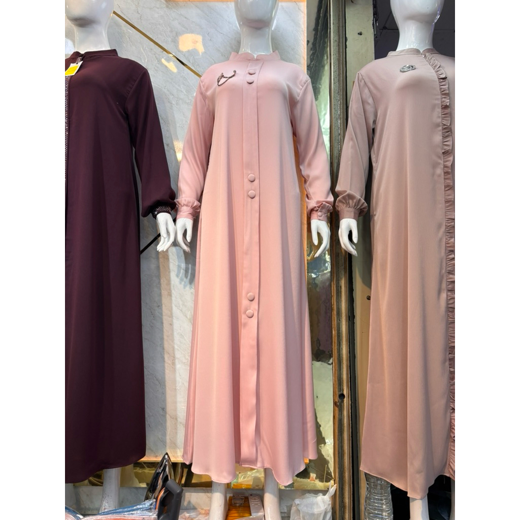 021 Gamis Silk  || GAMIS POLOS || ABAYA || GAMIS KONDANGAN