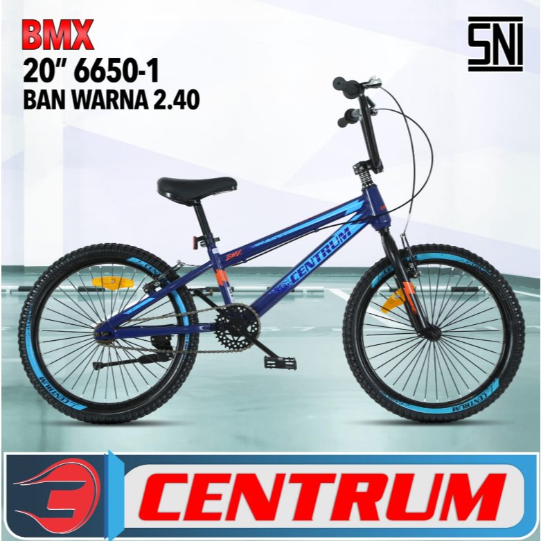 Sepeda BMX Centrum CT6650-1 Rem Vbrake Ukuran 20 Ban 2.40