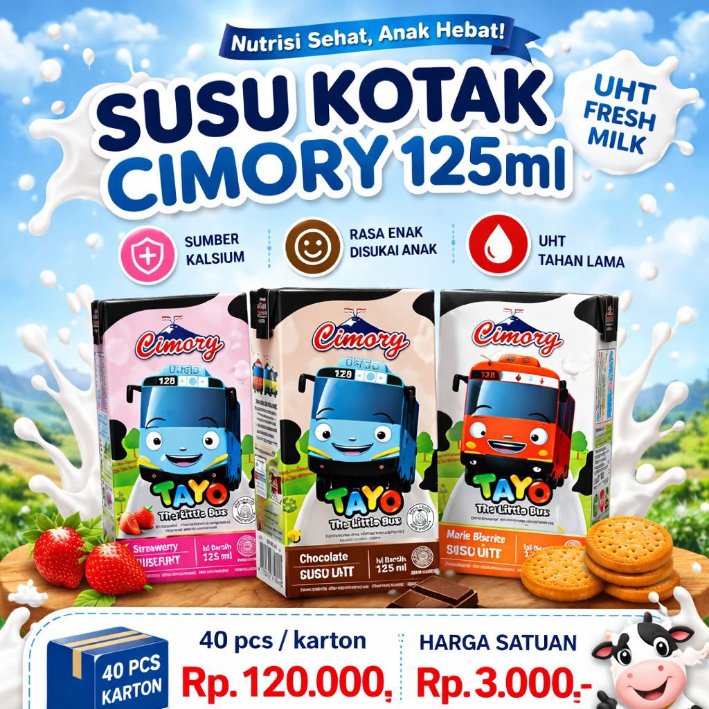 Cimory Susu Kotak Tayo 125 ml