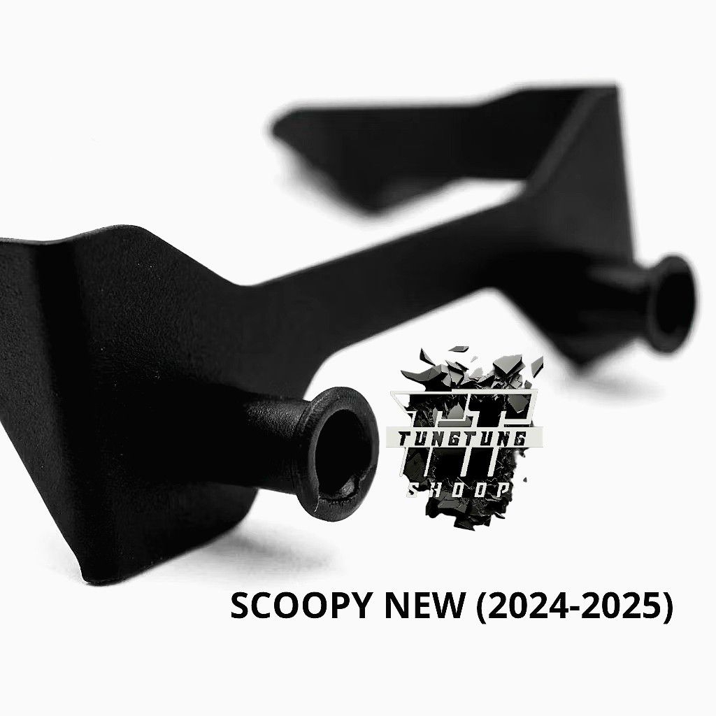 Dudukan Plat Nomor Bracket Plat Nomor Scoopy/Genio Old & New Full Besi Full CNC