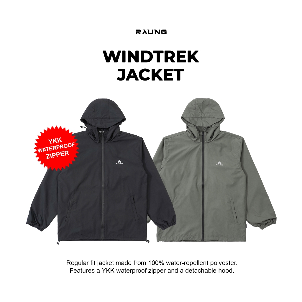 RAUNG - Windtrek Jacket / Jaket Windtrek with YKK Waterproof