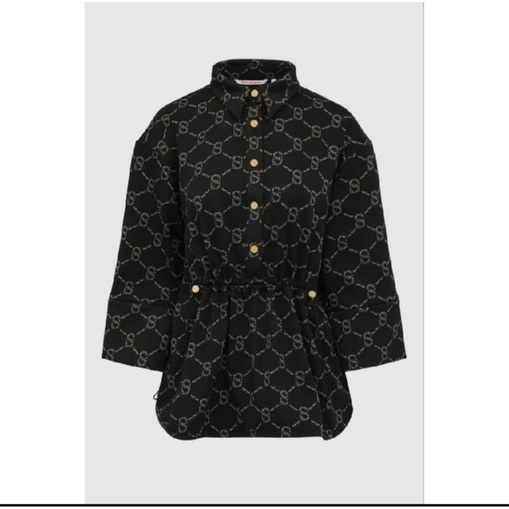 Beverly monogram shaket black Buttonscraves
