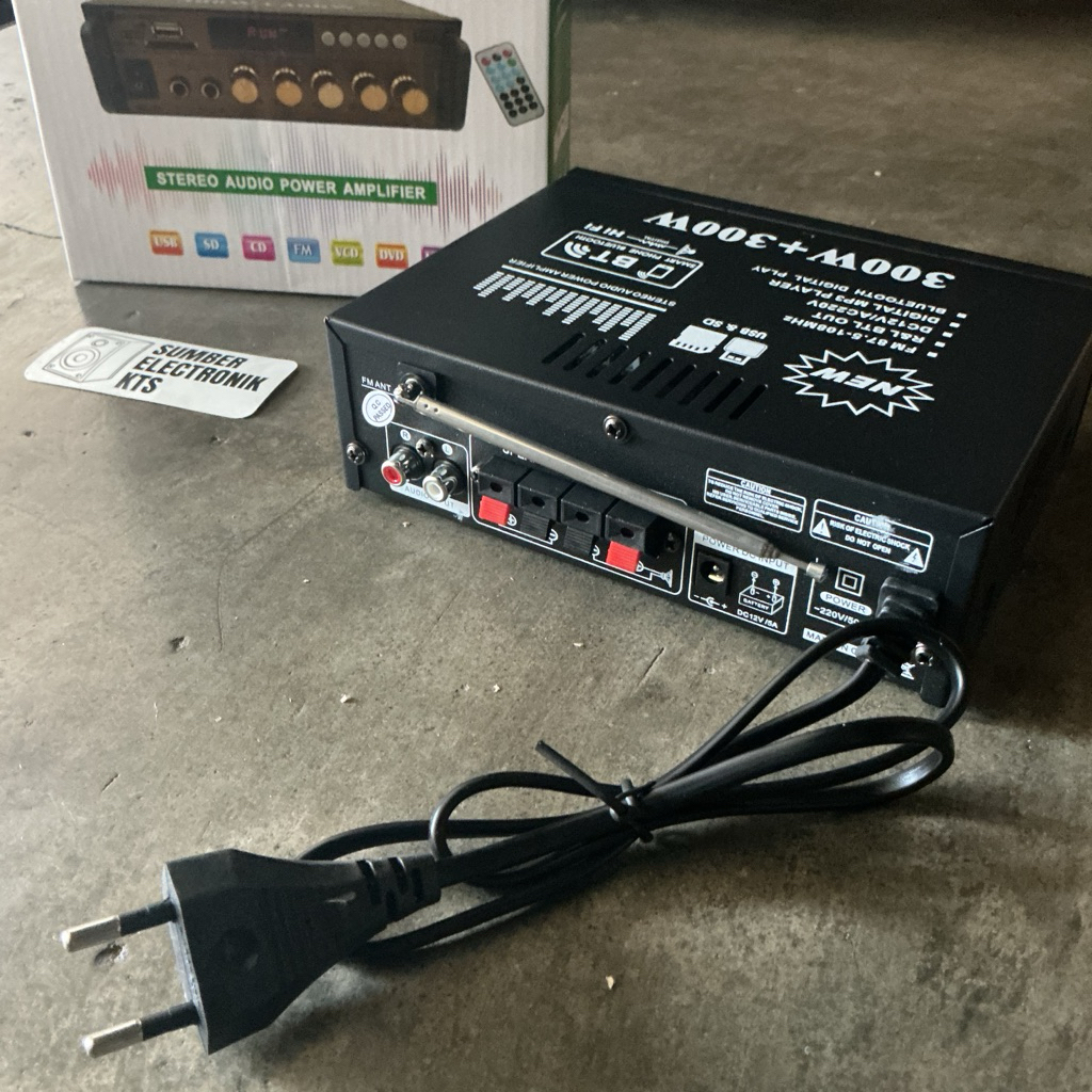 MKC KIMISO 600 WATT power amplifier bluethooth stereo karaoke