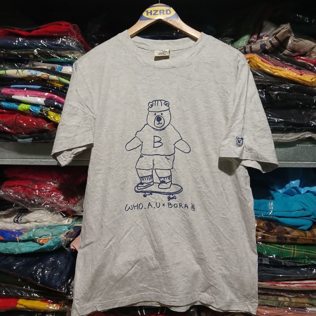 T-shirt kaos skate art who au x bora