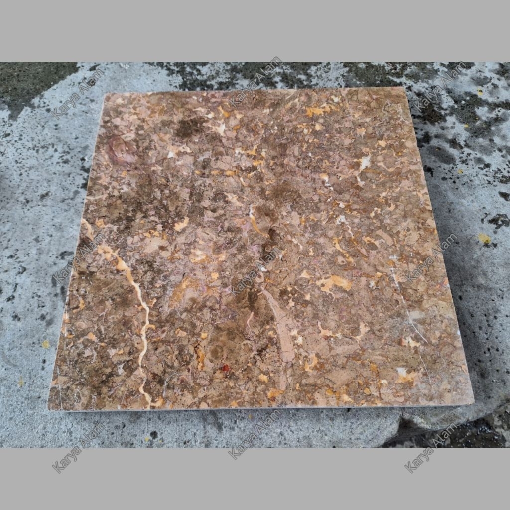 Lantai Batu Marmer Merah 30x30 | Batu Marmer Merah Tulungagung