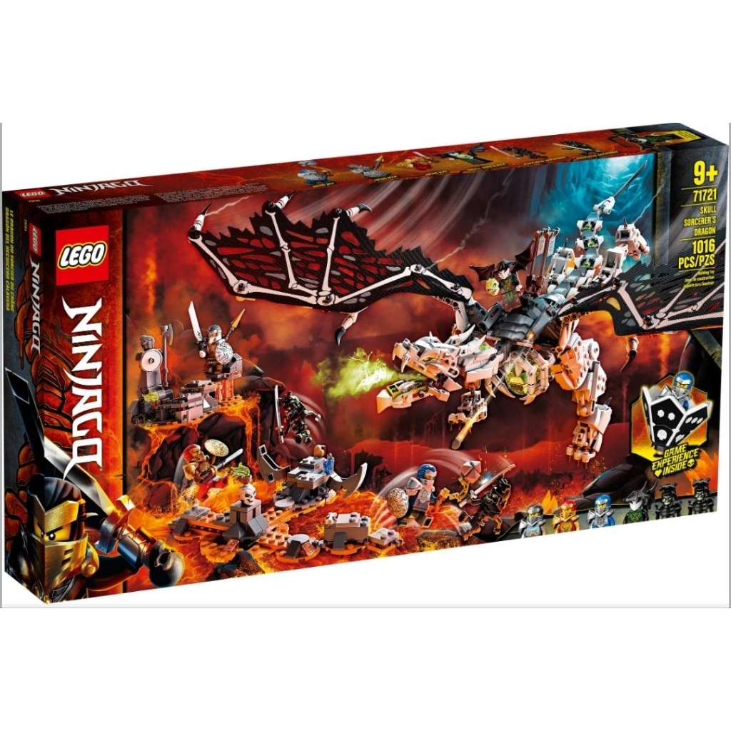 Lego Ninjago 71721 Skull Sorcerer's Dragon