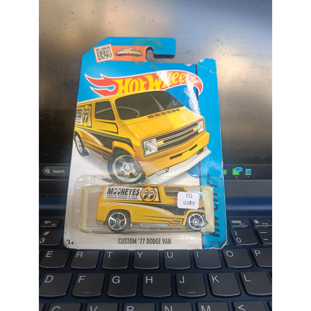 Hot wheels Custom 77 Dodge Van Hw City Mooneyes