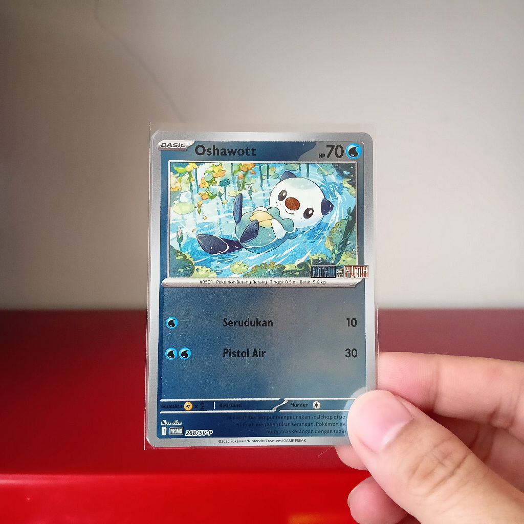 Oshawott, promo foil hitam & putih
