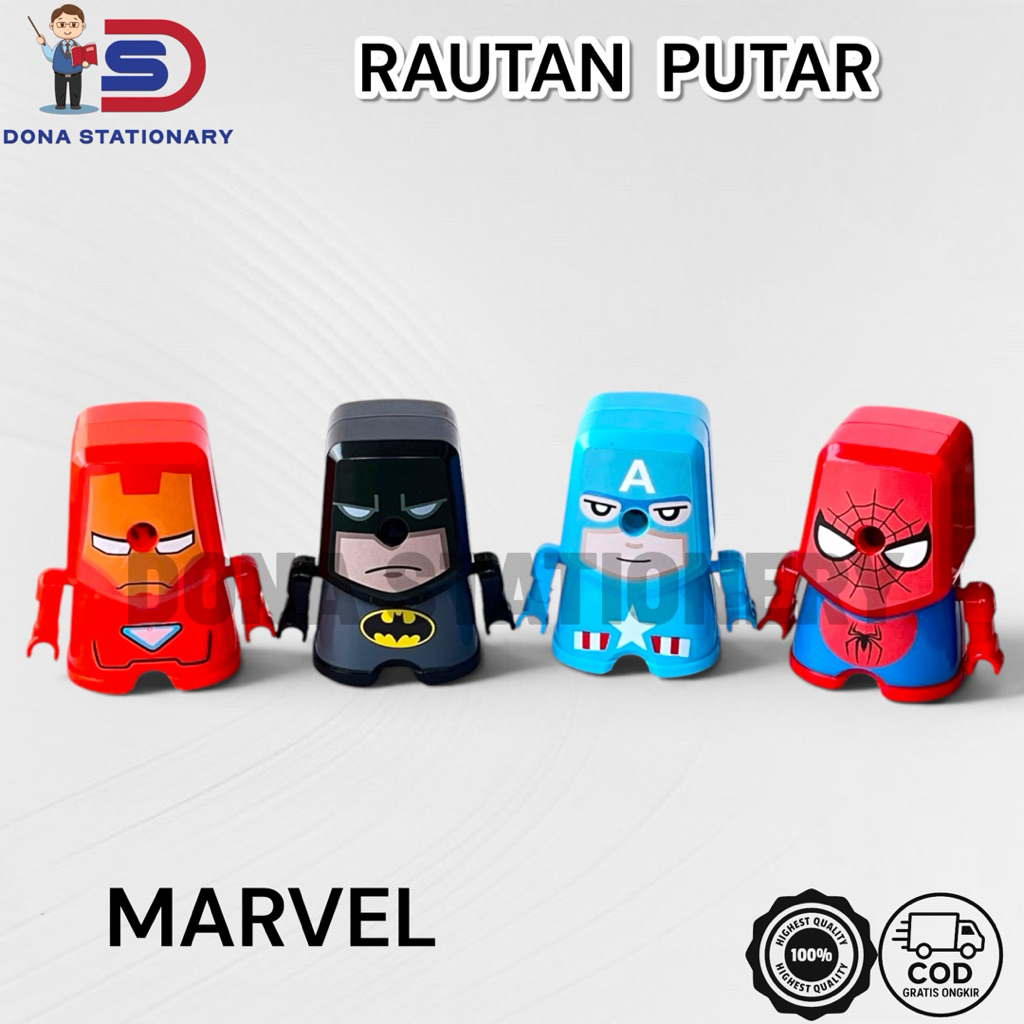 SQUEEZY RAUTAN PUTAR SUPERHERO / Rautan Putar Anak Cowo