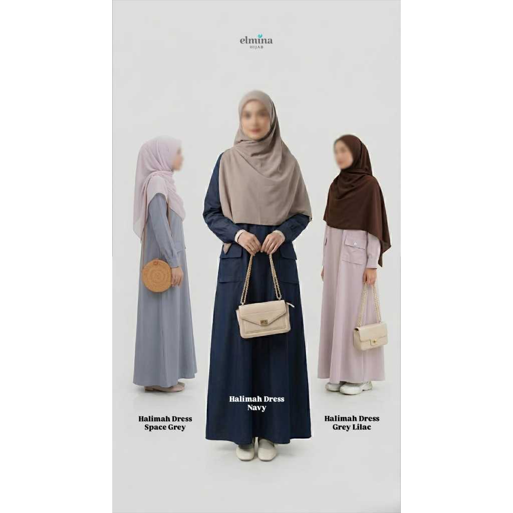 Elmina Hijab - Gamis Syari Halimah Dress