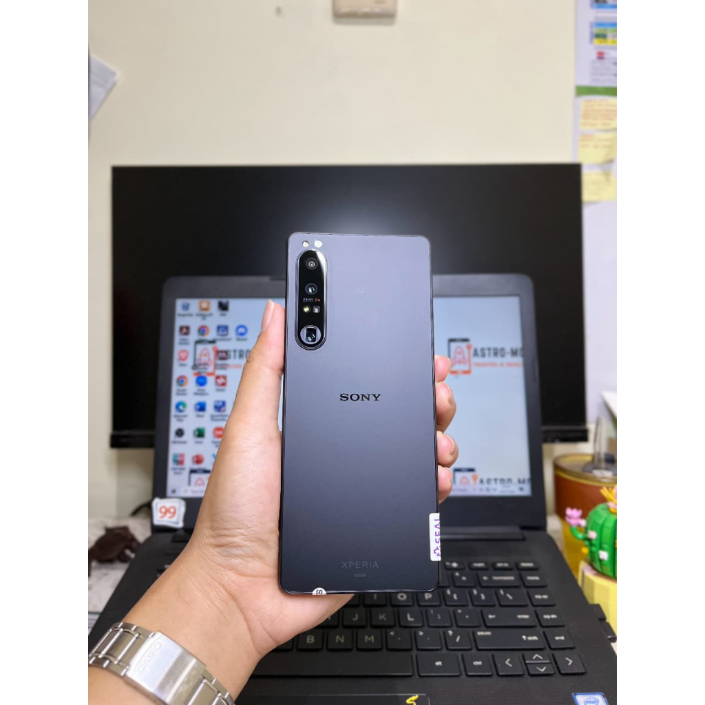 Sony Xperia 1 Mark IV Black Beacukai - 12/256GB Second Original