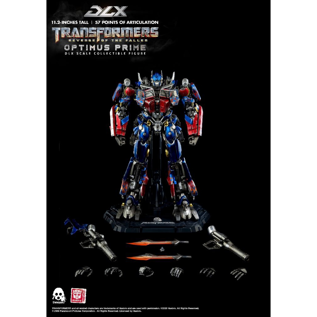 Threezero DLX Optimus Prime Transformers Revenge Of The Fallen