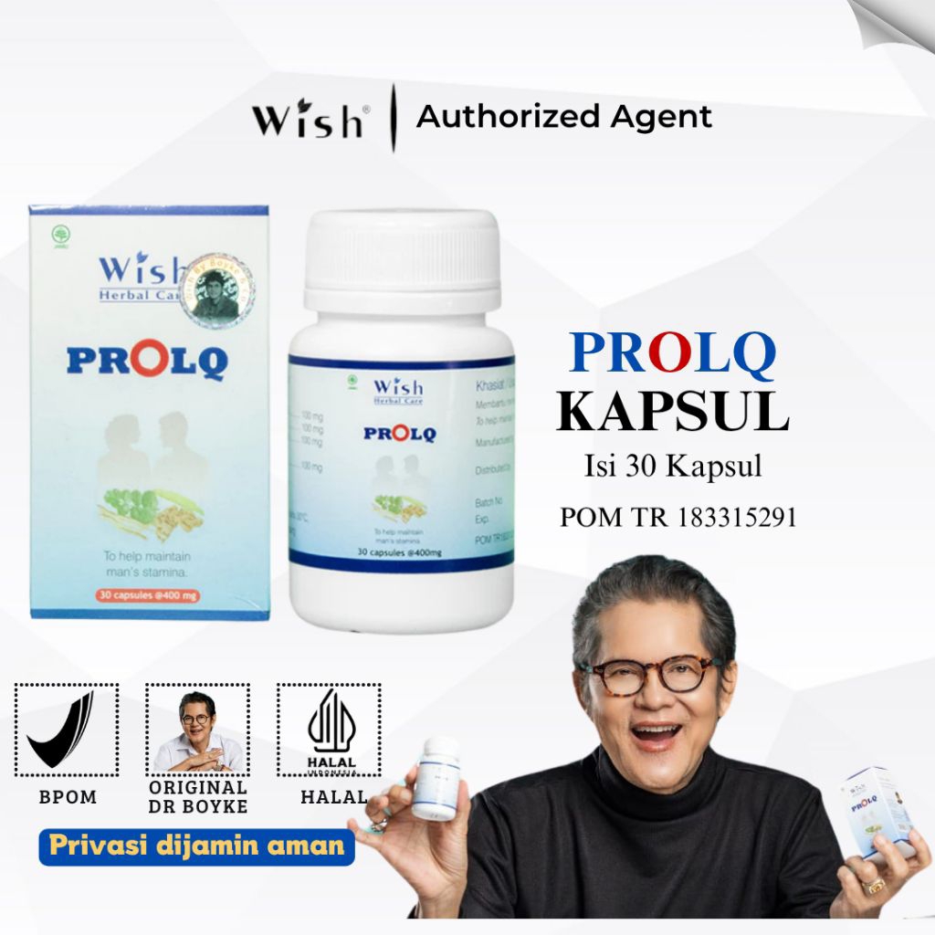 Wish Herbal Care PROLQ 1botol isi 30k Wish Prolq