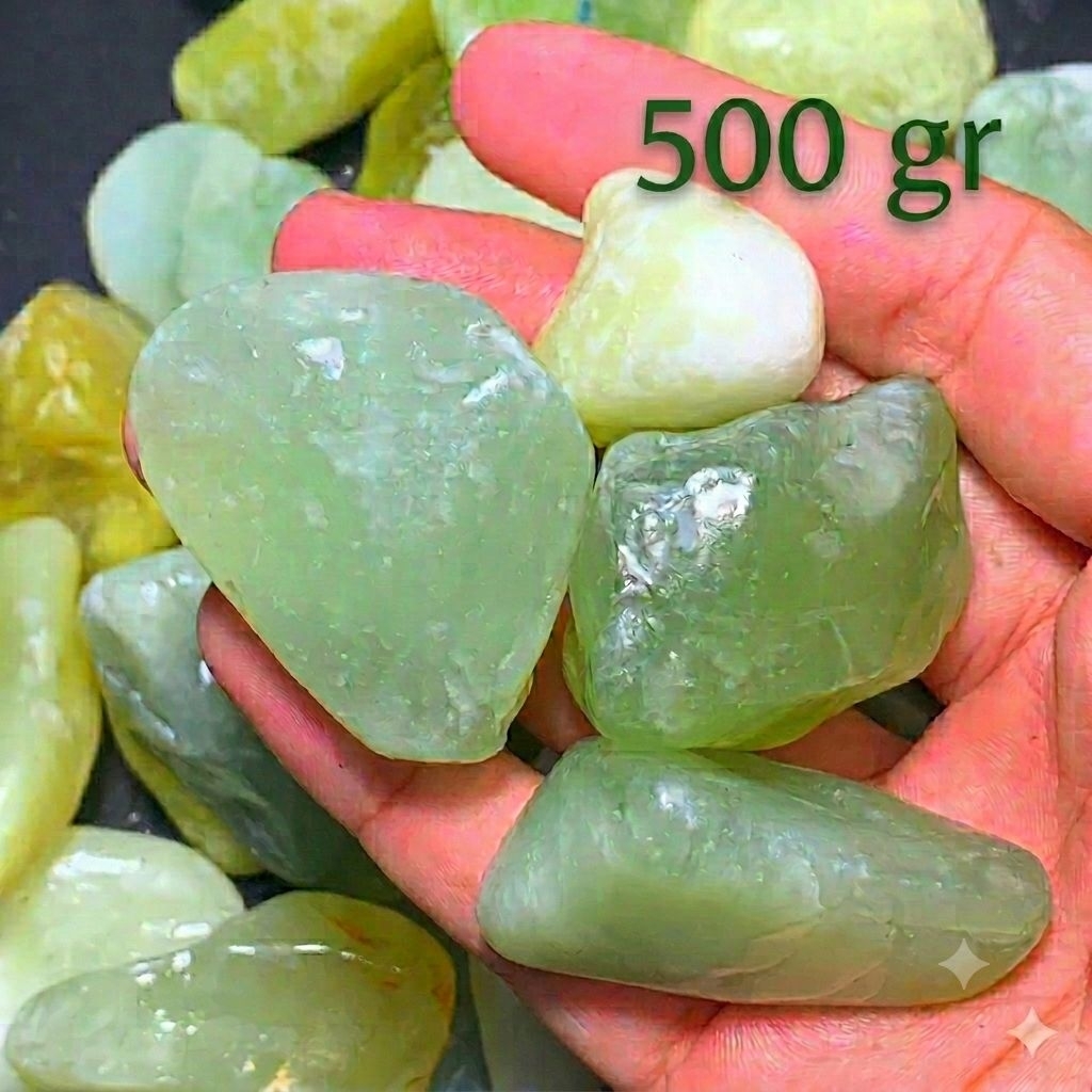 Grosir Bahan Batu Akik Giok Aceh / Sungai Dareh / Pucuk Pisang Rough 500 gr