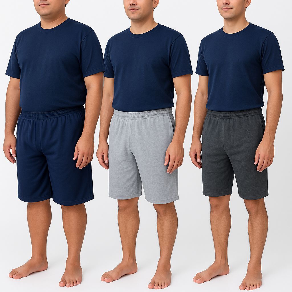 Celana pendek kolor boxer santai harian ukuran Jumbo XXXL bahan kaos bebyterry premium