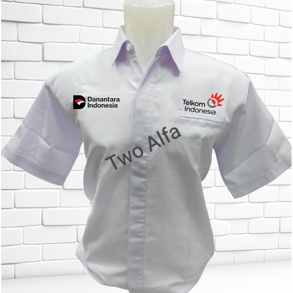 Kemeja Danantara Telkom Indonesia Baju Kerja Telkom Seragam Telkom Indonesia.
