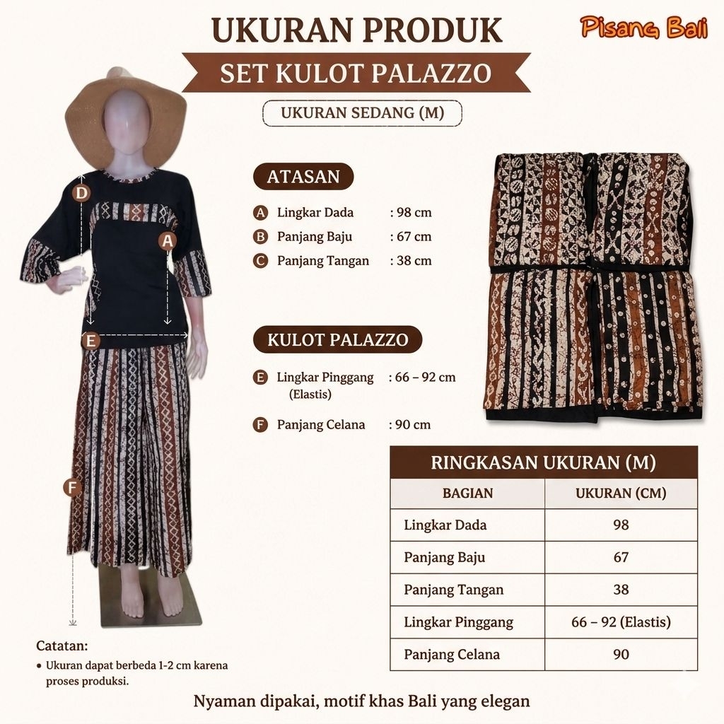 SET KULOT BATIK by pisang bali