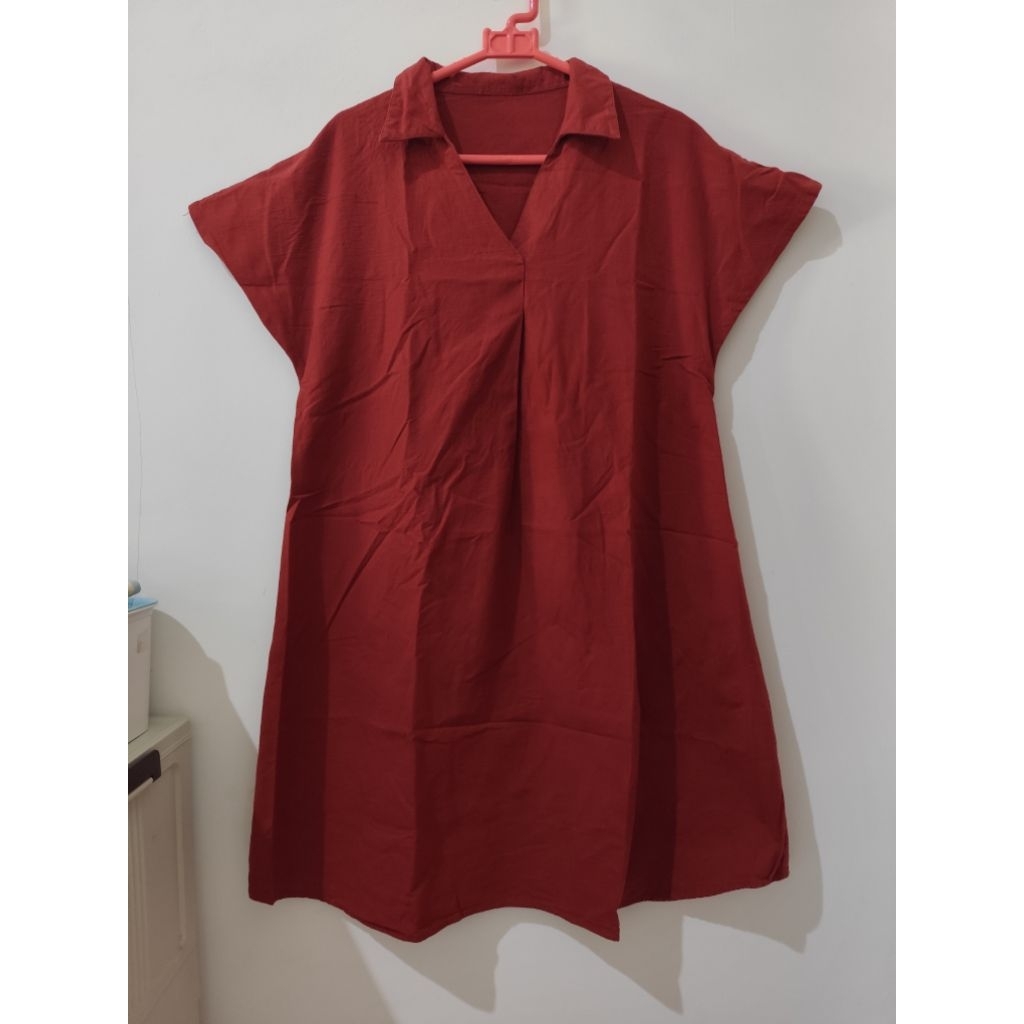 Preloved Dress Katun Poplin