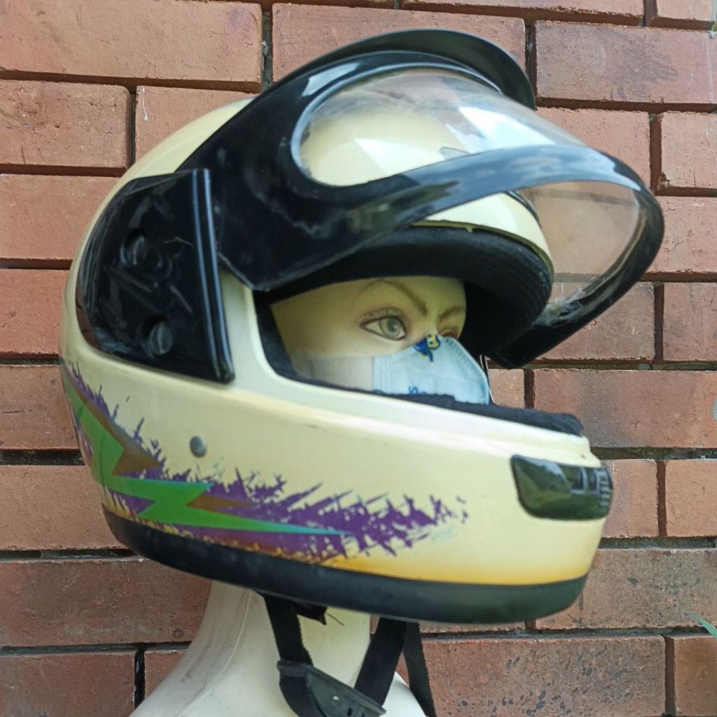 HELM TOP 1 top one FULL fASE ORIGINAL NOS baru stok lama