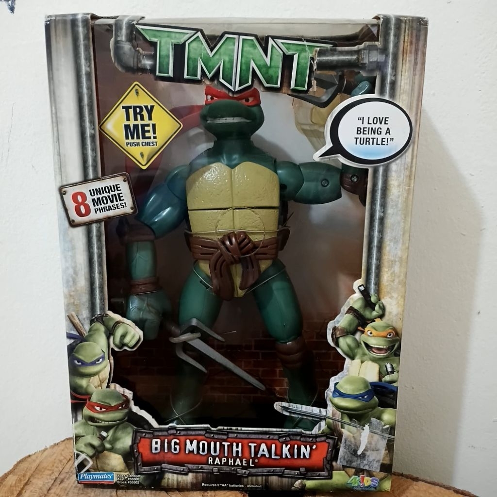 TMNT Big Mounth Talkin Raphael Playmates