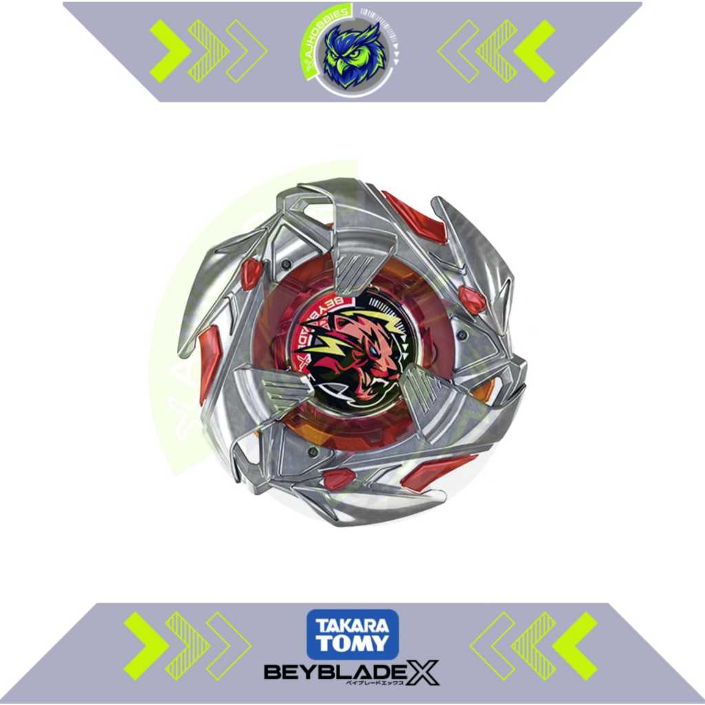 Beyblade X Blade dan Ratchet Only Weiss Tiger 4-80 | Original Takara Tomy | Loose Item UX-18-06