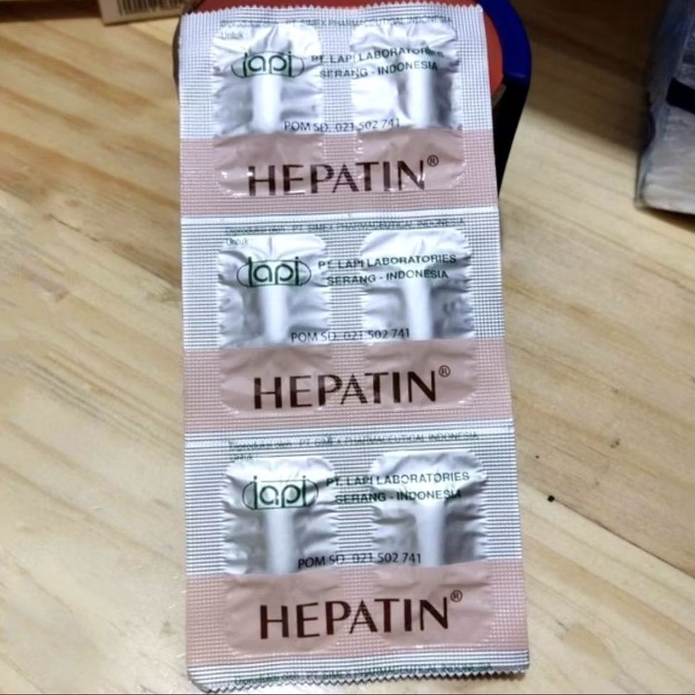 HEPATIN STRIP 6 KAPLET