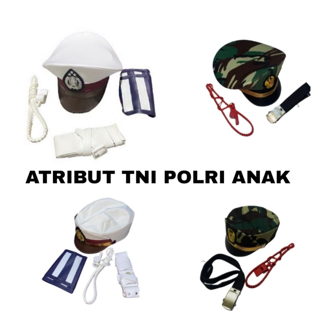 Accesoris Atribut Polisi Tni Anak All Size