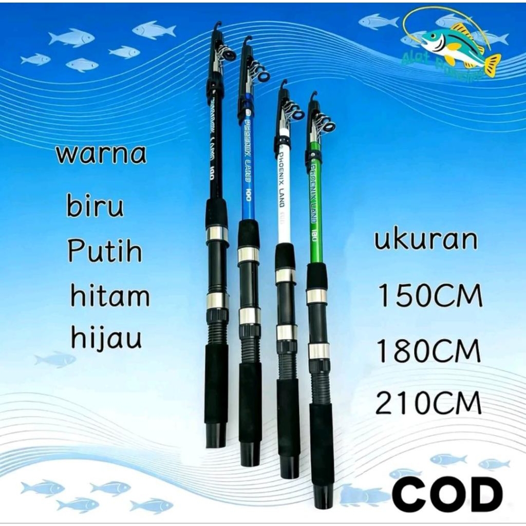 Joran Pancing Serat Karbon | Stand Joran Pancing Bisa Di Stel  Panjang Pendek Kualitas  Bagus