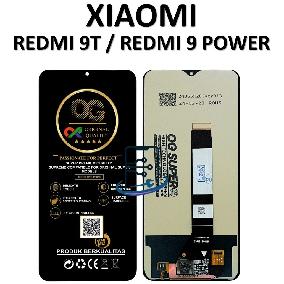 LCD TOUCHSCREEN XIAOMI REDMI 9T / REDMI 9 POWER COMPLETE ORIGINAL 100% FULLSET