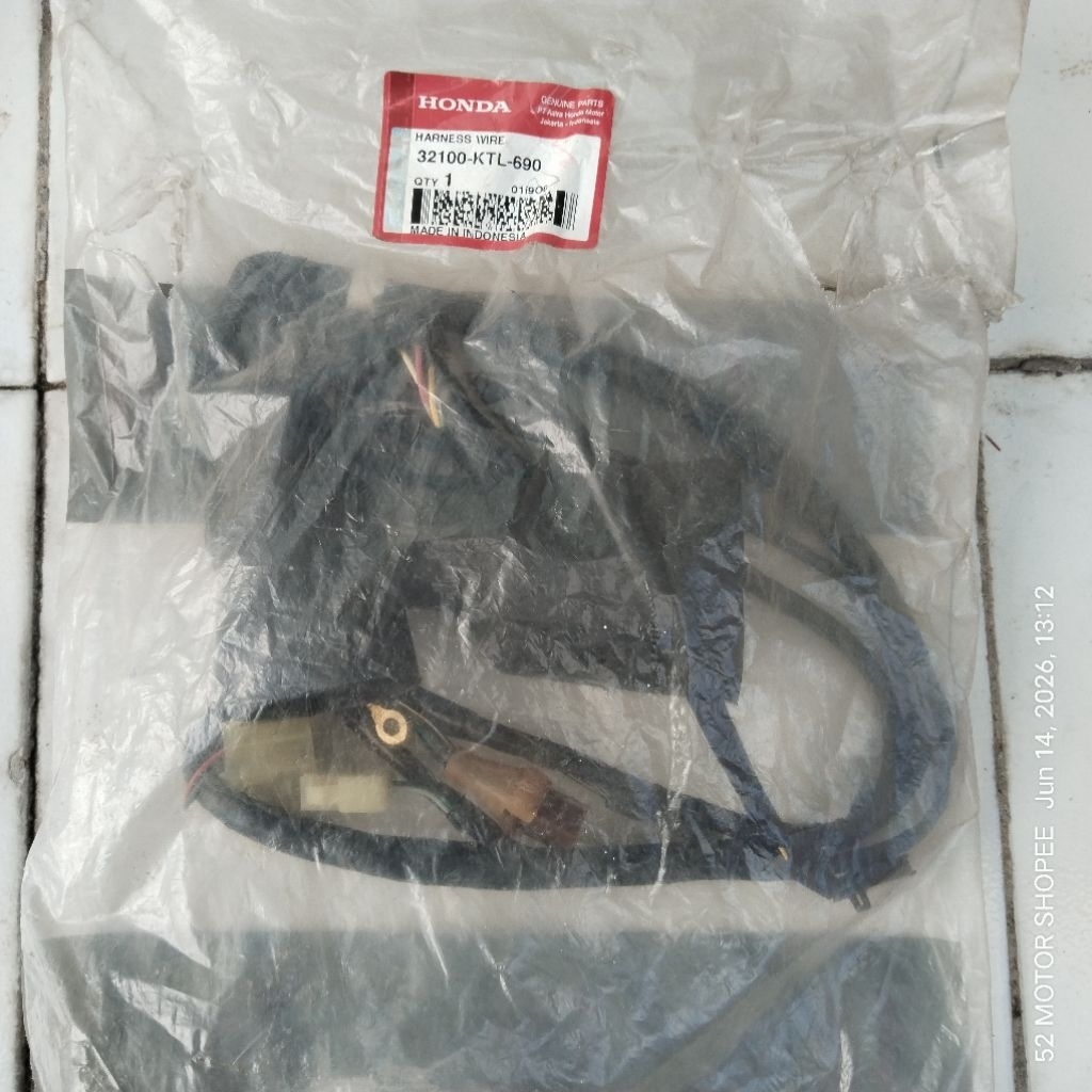 kabel body suprafit new kelistrikan wire harness supra fit new KTL original ahm
