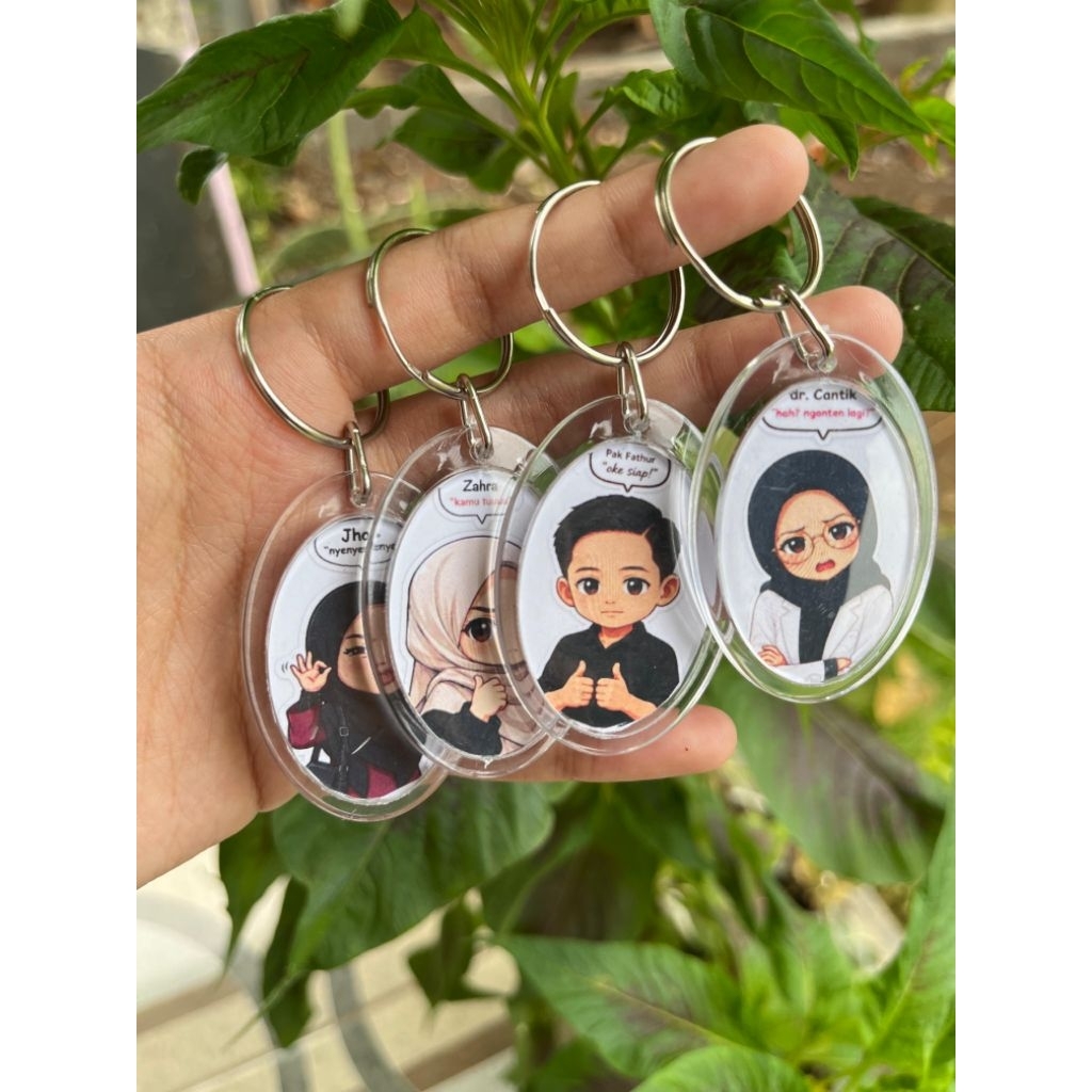 FAREWELL GIFT/RESIGN GIFT/KENANG-KENANGAN/KEYCHAIN CUSTOM/GANCI