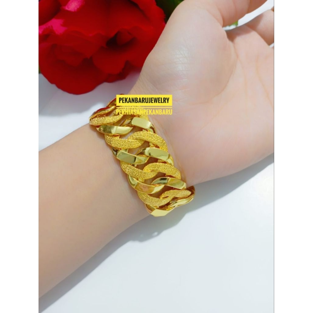 [ACCPEKANBARU] GELANG RANTAI PREMIUM PLATINUM TERMURAH
