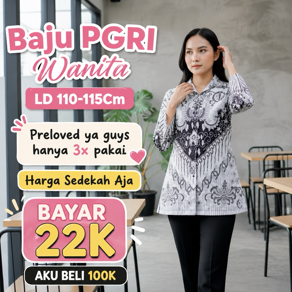 Preloved Baju PGRI Wanita