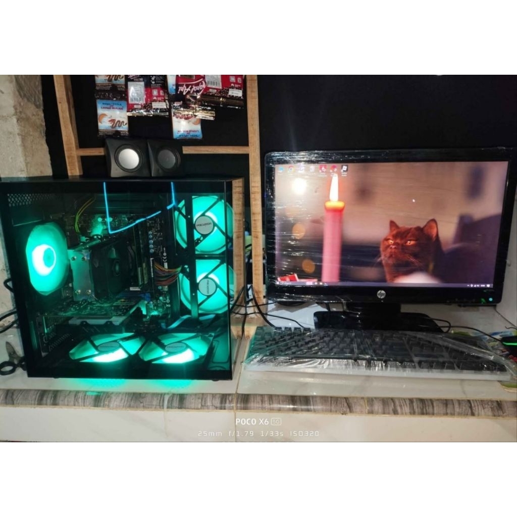 Pc fullset gaming,streaming