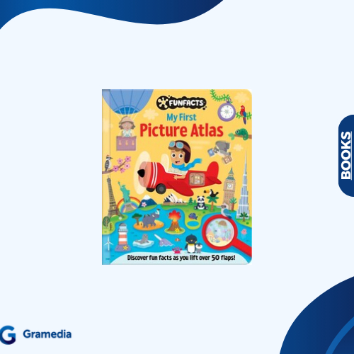 Gramedia Medan - IMPORT BOOK 128PP PADDED OMNI - MY FIRST PICTURE ATLAS (SSB)